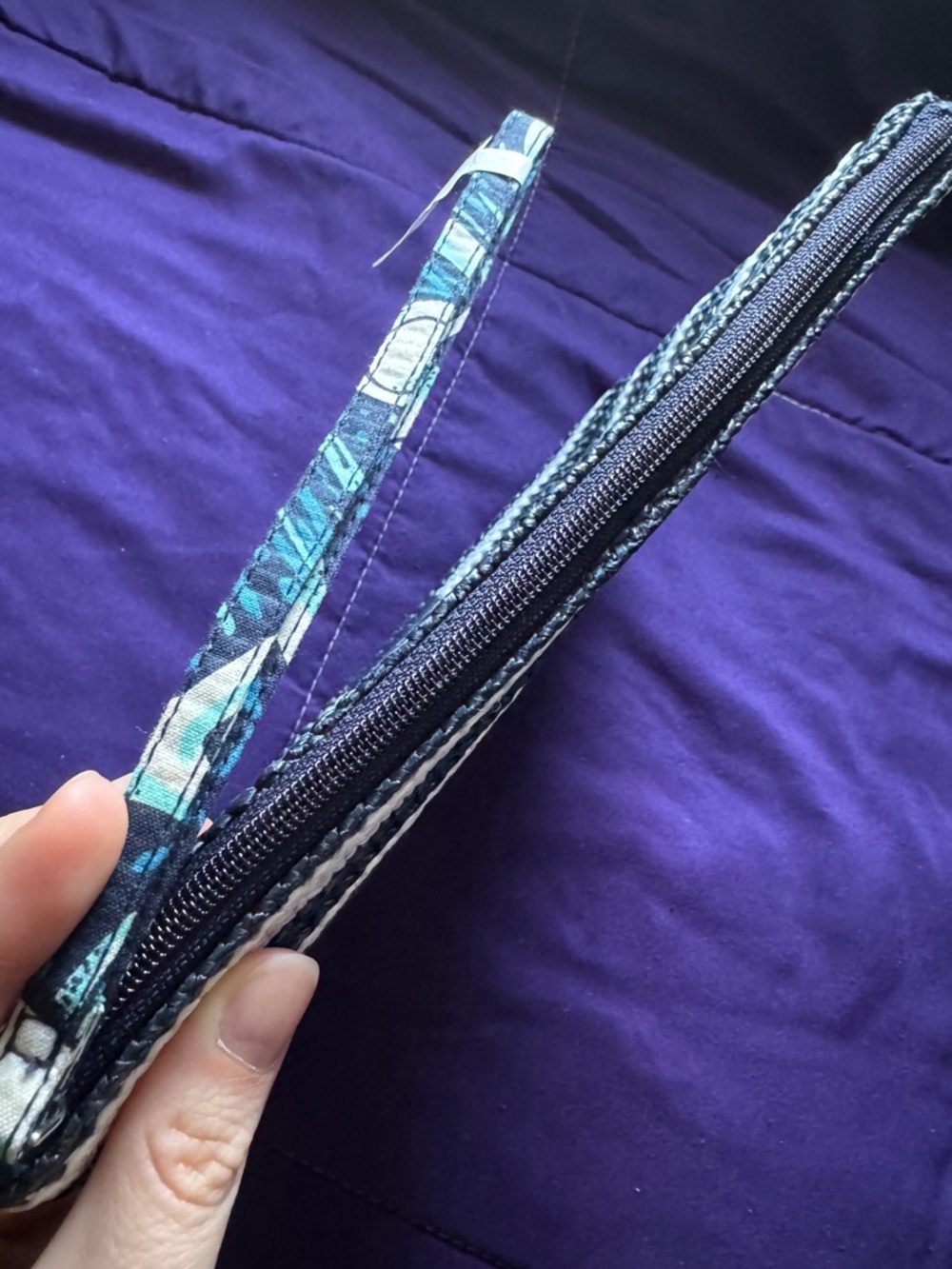 Vera Bradley Sailboat Straw Beach Wristlet Clutch NWT - Picture 5 of 12